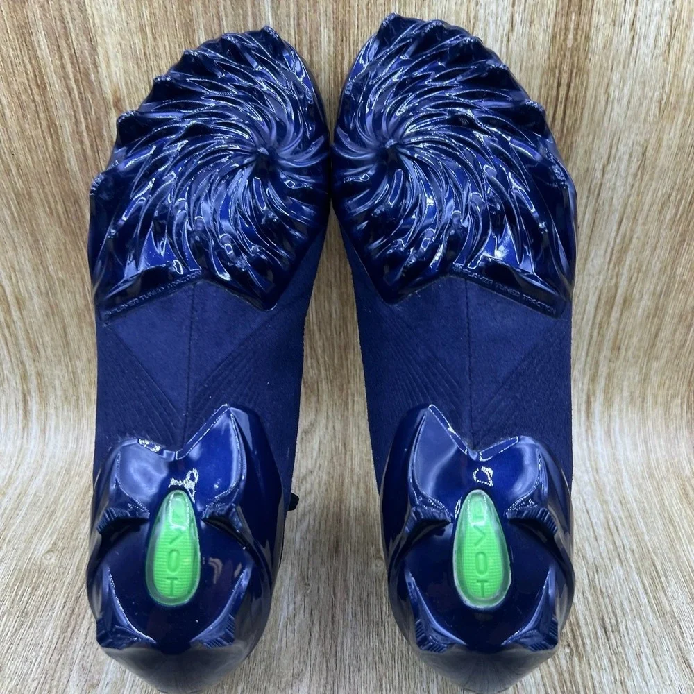 Under Armour Spotlight Suede MC Men's 8 Navy Blue Football Cleats 6000074-410